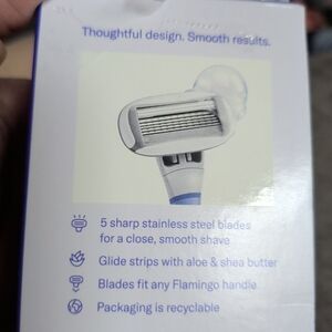 Flamingo Razor with Stainless Steel Blades